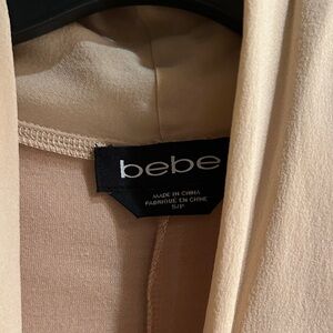 bebe Soft Nude Beige Open bodysuit